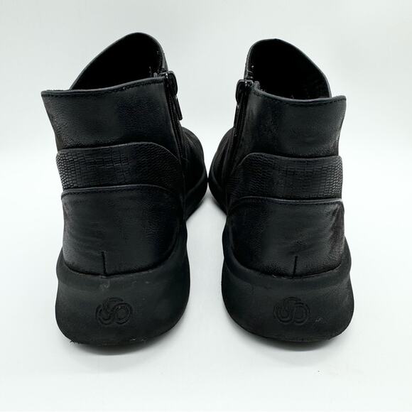 Clarks Cloudsteppers Sillian 2.0 Comfort Bootie In Rise Black Synthetic Size 7.5 - Picture 8 of 12